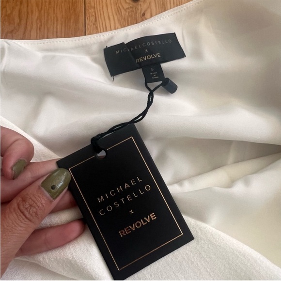 Michael Costello x REVOLVE Liesel Romper in White Size Small NWT - Picture 6 of 6